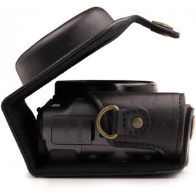 Resim MegaGear MG1173 Canon Powershot SX730 HS Deri Kamera Çantası 