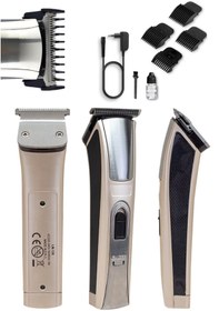 Resim yopigo Super 128 Cut-x Saç Traş Makinesi Şarjlı Sakal Ense Lazer Epilasyon Öncesi Tıraş Makinası 