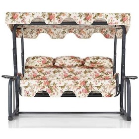 Resim Erinöz Vitis 3 Kişilik Bahçe Balkon Teras Salıncağı (419549951) Antrasit 