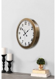 Resim 36 Cm Eskitme Metal Standart Duvar Saati Diğer 