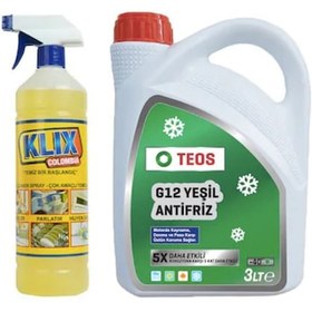 Resim Teos -40 Derece Yeşil Antifriz Klix Colombia Temizleyici 1 Kg. N11.164 