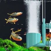Resim Ultra Yoğun Nano Kabarcık Oksijen Pompası Aksesuarları Akvaryumlar İçin - Balık Sağlığını & Estetiğini Geliştirir, Küçük ve Orta Boy Tanklar İçin İdeal 