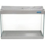 Resim Beyaz Plastik Çerçeveli Akvaryum 30x20x14 Cm 
