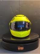 Resim MTS SY118 Dinozor Desenli Çocuk Motosiklet Kaskı Full Face PP Materyal ECE Onaylı (5-12 Yaş) 