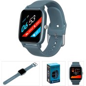 Resim Akıllı Saat Vücut Isı Göstergeli Androıd Ios Bluetooth Mavi Everest Everwatch EW-511 