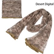 Resim Chaoduo Shop Çöl Dijital Stili 190*90 cm Eşarp Pamuk Askeri Kamuflaj Taktik Örgü Eşarp Keskin Nişancı Yüz Eşarp Peçe Kamp Avcılık Çok Amaçlı Yürüyüş Eşarp (Yurt Dışından) 