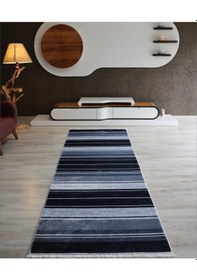 Resim Bambu Mutfak Halısı Makinada Yıkanabilir Dekoratif Kaymaz Kilim 