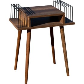 Resim Akıs Home Plak ve Pikap Sehpası 2 Li Barok Ahşap Ayaklı 