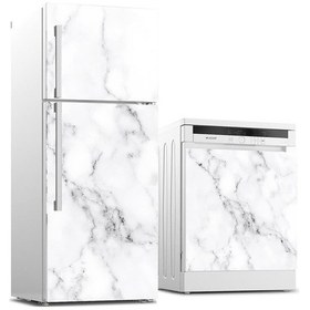 Resim Buzdolabı Ve Bulaşık Makinası Beyaz Eşya Sticker Kaplama Beyaz Me (540887669) 