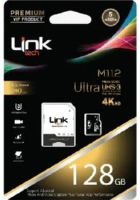 Resim Linktech M112 Premium Ultra 4k 128 Gb Hafıza Kartı 9" 