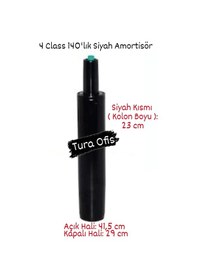 Resim Tura Ofis 4 Class 140'lık Siyah Amortisör 