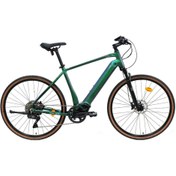 Resim Carraro E-sportive X Pro - 28 Jant 22'' 56cm ( L - Xl ) Kadro Hd Elektrikli Trekking Bisiklet - Yeşil / Turkuaz Mor 