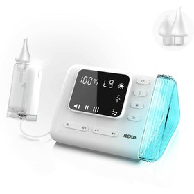 Resim Neno Nariz Kablosuz Burun Aspiratörü - UV Sterilizasyonlu, 9 Kademeli Premium Nazal Aspiratör 