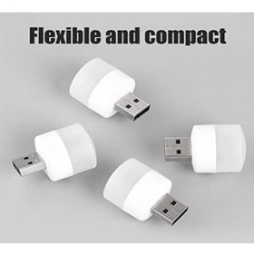 Resim gaman Mini USB Led Işık, 1W Enerji Tasarruflu Kitap Okuma Lambası Işığı, Gece Lambası Gün Işığı 