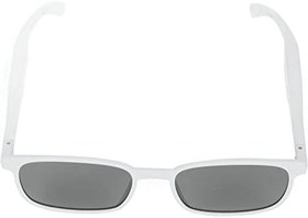 Resim Akıllı Gözlükler Çift Mikrofonlar Gözlükler Dış Mekan Kullanımı İçin Hafif Ayrılabilir Ön Çerçeve Açık Kulak Sesi (Gri beyaz) 