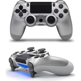 Resim Besthome1 Playstation 4 İçin Kablosuz Bluetooth Oyun Kolu - 6 Eksenli Jiroskop, Ses Jack, Işık Şeridi - Yaban Mersini Mavisi 