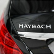 Resim Maybach Mercedes Benz Bagaj Krom Abs Yazı Logo Arma 