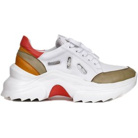 Resim BUENO Shoes Haki Deri Kadın Spor Ayakkabı 01wq10100 