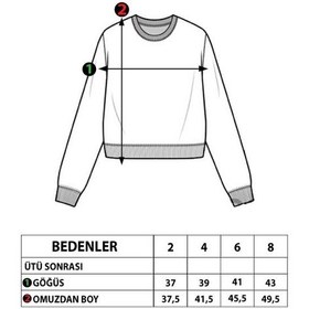 Resim Toontoy Kids Toontoy Kız Çocuk Nakışlı Peluş Sweatshirt Kahverengi 