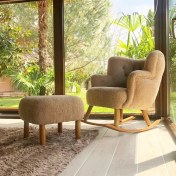 Resim Creatizm Home Daisy Salıncak ve Puf Takım, Sallanan Koltuk,tv Koltuğu, Emzirme Koltuğu 