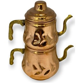 Resim Minyatür Bakır Çaydanlık No: 1 