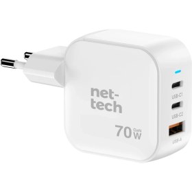Resim Nettech NT-HCH10 70W Pd+Qc Ganprime Şarj Aleti 