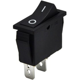 Resim Tekli Dar Işıksız Anahtar Siyah 2p - 50 Adet 