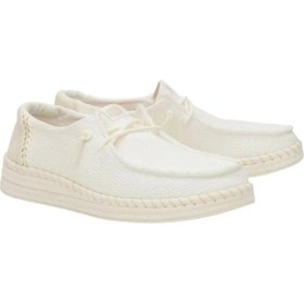 Resim Hey Dude 43681 Wendy Espadrille Woven Beyaz Kadın Ayakkabı 