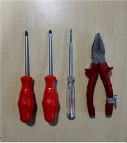 Resim Pense Düz ve Yıldız Tornavida Kontrol Kalemi Seti El Aleti Seti 