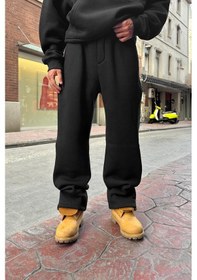 Resim Basic Ayarlanabilir Paça Eşofman Altı Siyah Siyah 