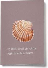 Resim Hiç Kimse Kendisi İçin Gizlenen Müjde Ve Mutluluğu Bilemez A6 Çizgili Mini Defter Not Defteri Çok Renkli 