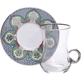 Resim Decorium Çay Takımı Kulplu 12 Prc Arzhane M01868 Çok Renkli 