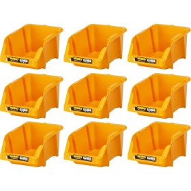 Resim Mano Plastik Avadanlık Parça Kutusu 9 Parça Sarı 265X420X177 mm 