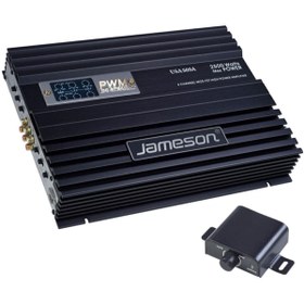 Resim Jameson 4 Kanal 2500w Bass Kontrollu Oto Amfi Usa-505a 