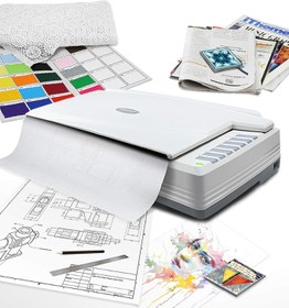 Resim OpticPro A320E, Düz Yataklı Tarayıcı, A3 Boyutunda, 800 DPI Çözünürlük, CCD Teknolojisi 