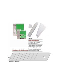 Resim Maket Bıçağı Yedeği Geniş 3 Tüp 10 Lu 18 Mm Sdı Falçata Bıçağı Yedek Ağızları Koli Karton Kesici Hobi 