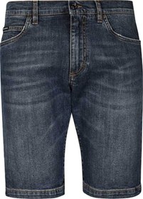 Resim Dolce & Gabbana Dolce&Gabbana Jean Erkek Şort Gy4Jed Mavi 