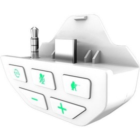 Resim Xbox One S / Xbox Series X Kulaklık Ses Adaptörü İçin Iplay Beyaz 