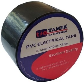 Resim 0.13Mm X 50Mm (5Cm)X25M Geniş Pvc Elektrik Izolasyon/Yalıtım Band (327525209) 
