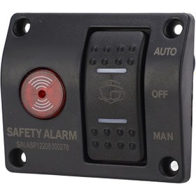 Resim Sintine Pompası Kontrol Paneli. Alarmlı. Seaflo. 12V 