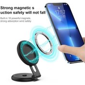Resim Wondernest R-just Hz19 Araç İçin Manyetik Cep Telefonu Braketi Siyah Siyah 