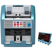 Resim HTM Vision İki Katlı Banka Tarzı Para Sayma Makinesi 