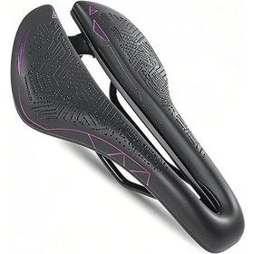 Resim Yuntech01 Konforlu Bisiklet Sele - Şok Emici Mtb/yol Bisikleti Selesi - Mor Renk Seçeneği Mor 