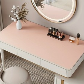 Resim 1 adet Kadın Makyaj Masası Matı, PU Malzeme Kalınlığı 1.3mm 