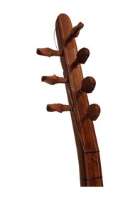 Resim Telli Çalgı Yapım Kısa Sap Yaprak Dut 37 Tekne Profesyonel Bağlama 