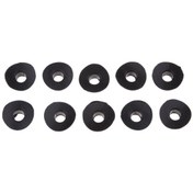 Resim Suntek 10 Adet Hava Vana Kök Çamur Guard Silikon Kauçuk Siyah 