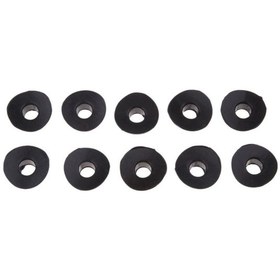 Resim Suntek 10 Adet Hava Vana Kök Çamur Guard Silikon Kauçuk Siyah 