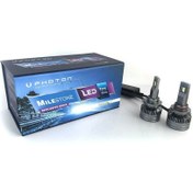 Resim Milestone Hır2 Uyumlu 9012 3 Plus LED Headlıght 