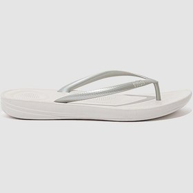 Resim Fitflop Iqushıon Ergonomıc E54 Gümüş Kadın Parmak Arası Terlik Gümüş 