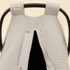 Resim Puset Örtüsü - Tek Taraflı - Gri Petek 